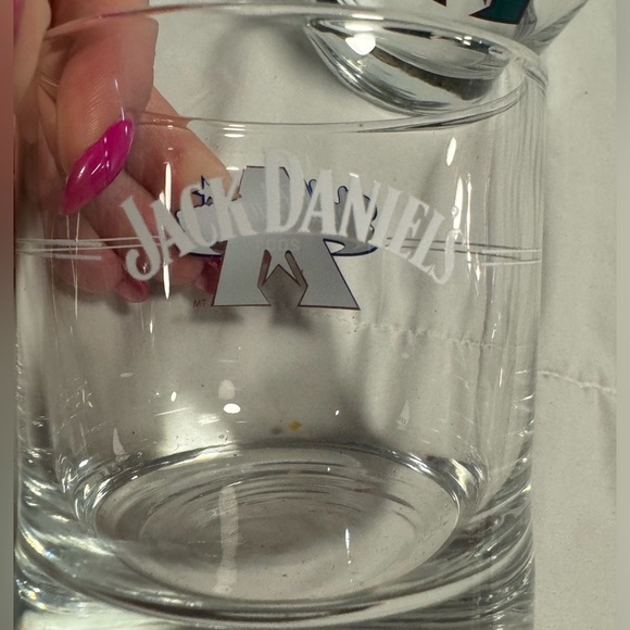 VTG Arizona Diamondbacks 2001 World Champions Rocks Glass Set Jack Daniels MLB - Picture 8 of 9